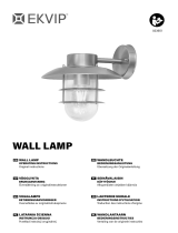 EKVIP 023651 Wall Lamp Instrukcja obsługi