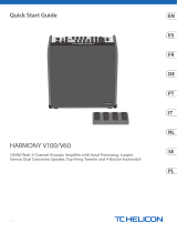 TC HELICON HARMONY V100 Skrócona instrukcja obsługi