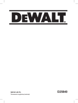 DeWalt D25840K Instrukcja obsługi