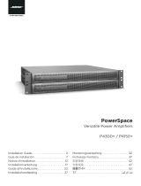 Bose Professional PowerSpace P4150+ Instrukcja instalacji