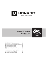 Vonroc CS502AC Circular Saw Instrukcja obsługi