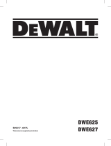 DeWalt DWE627 Instrukcja obsługi