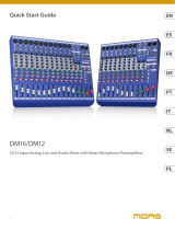 Midas DM12 Skrócona instrukcja obsługi