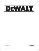 DeWalt D25980 Instrukcja obsługi