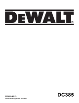 DeWalt DC385 Instrukcja obsługi