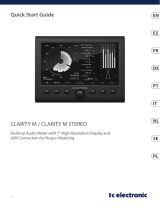 TC Electronic CLARITY M Skrócona instrukcja obsługi