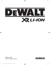 DeWalt DCM849 Instrukcja obsługi