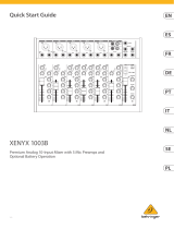 Behringer XENYX 1003B Skrócona instrukcja obsługi