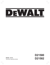 DeWalt D21580K Instrukcja obsługi