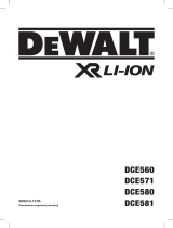 DeWalt DCE5801 Instrukcja obsługi