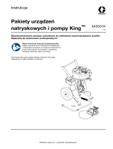 Graco 3A5501K, zestawy natryskowe King, zestawy do montażu ściennego Instrukcja obsługi