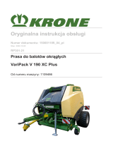 Krone BA VariPack V 190 XC Plus (RP301-21) Instrukcja obsługi