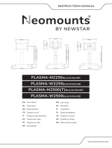 Neomounts plasma-w2500black Instrukcja obsługi