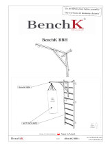 BenchK Boxsack Halterung "BBHB" für Sprossenwände Instrukcja obsługi