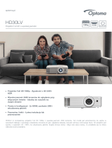Optoma HD30LV Instrukcja obsługi