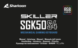 Sharkoon SGK50S4 Skiller Mechanical Keyboard Instrukcja obsługi