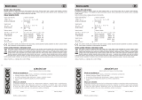 Sencor SEC 255/8 Instrukcja obsługi