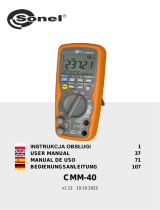 Sonel CMM-40 Instrukcja obsługi