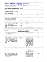 Dometic GLO-A400 - Product Information Sheet Informacje o produkcie