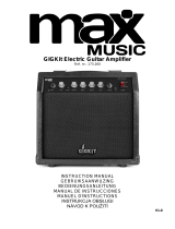 MaxMusic GIGKit Electric Guitar Amplifier 40W Instrukcja obsługi