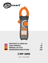 Sonel CMP-3000 Instrukcja obsługi