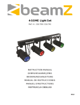 Beamz 4-Some Light Set 4x 57 RGBW LEDs Instrukcja obsługi