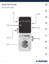 TC Electronic POLYTUNE 3 MINI Skrócona instrukcja obsługi