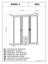 Gała Meble S07-KORA 2KS2-K Instrukcja obsługi