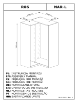 Gała Meble R06-Korpus NAR Lewa Instrukcja obsługi