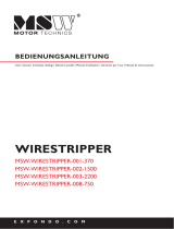 MSW MSW-WIRESTRIPPER-008-750 Instrukcja obsługi