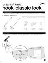 Omlet Fido Nook lock Instrukcja obsługi