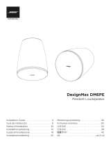 Bose DesignMax DM6PE Instrukcja instalacji