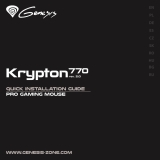 Genesis Krypton770 Professional Gaming Mouse Instrukcja instalacji