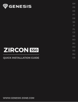 Genesis Zircon 550 Instrukcja instalacji