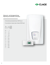 clage DSX Touch Instrukcja instalacji