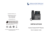 Grandstream GRP2612-P Instrukcja instalacji