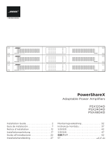 Bose PSX Series Instrukcja instalacji