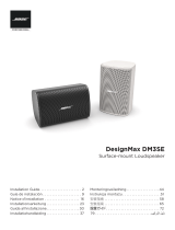 Bose Professional DesignMax DM3SE Instrukcja instalacji