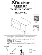 XRocker TV Media Cabinet Instrukcja obsługi