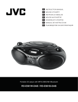 JVC RD-E661W-DAB/RD-E661B-DAB Portable CD Player Instrukcja obsługi
