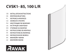 RAVAK CVSK1- 85 Instrukcja obsługi