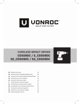 Vonroc CD509DC Instrukcja obsługi