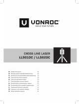 Vonroc LL502DC Cross Line Laser Instrukcja obsługi