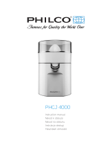 Philco PHCJ 4000 Citrus juice press Instrukcja obsługi
