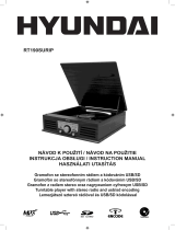 Hyundai Turntable player Instrukcja obsługi