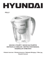 Hyundai POLLY Filter jug Instrukcja obsługi