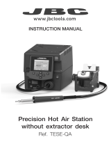 jbc TESE-QA Precision Hot Air Station extractor desk Instrukcja obsługi
