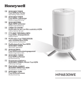 Honeywell HPA830WE Instrukcja obsługi