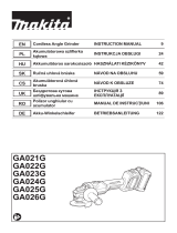 Makita GA021G Instrukcja obsługi