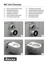 RAVAK X01516 WC Uni Chrome RimOff Toilet Instrukcja obsługi